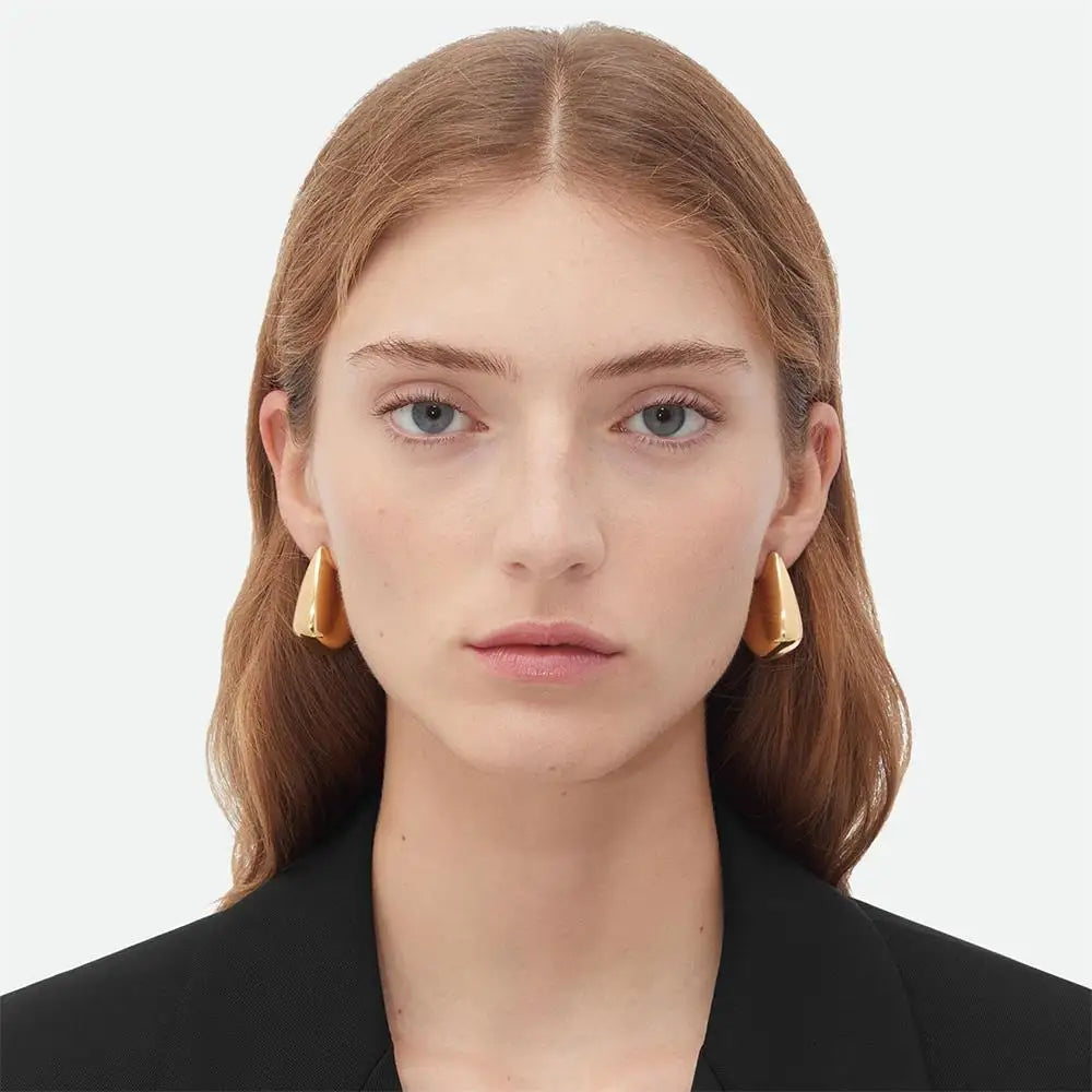 18K Gold Plated Chunky Earrings - Tarnish Free 18K Gold Plated Chunky Earrings - Tarnish Free